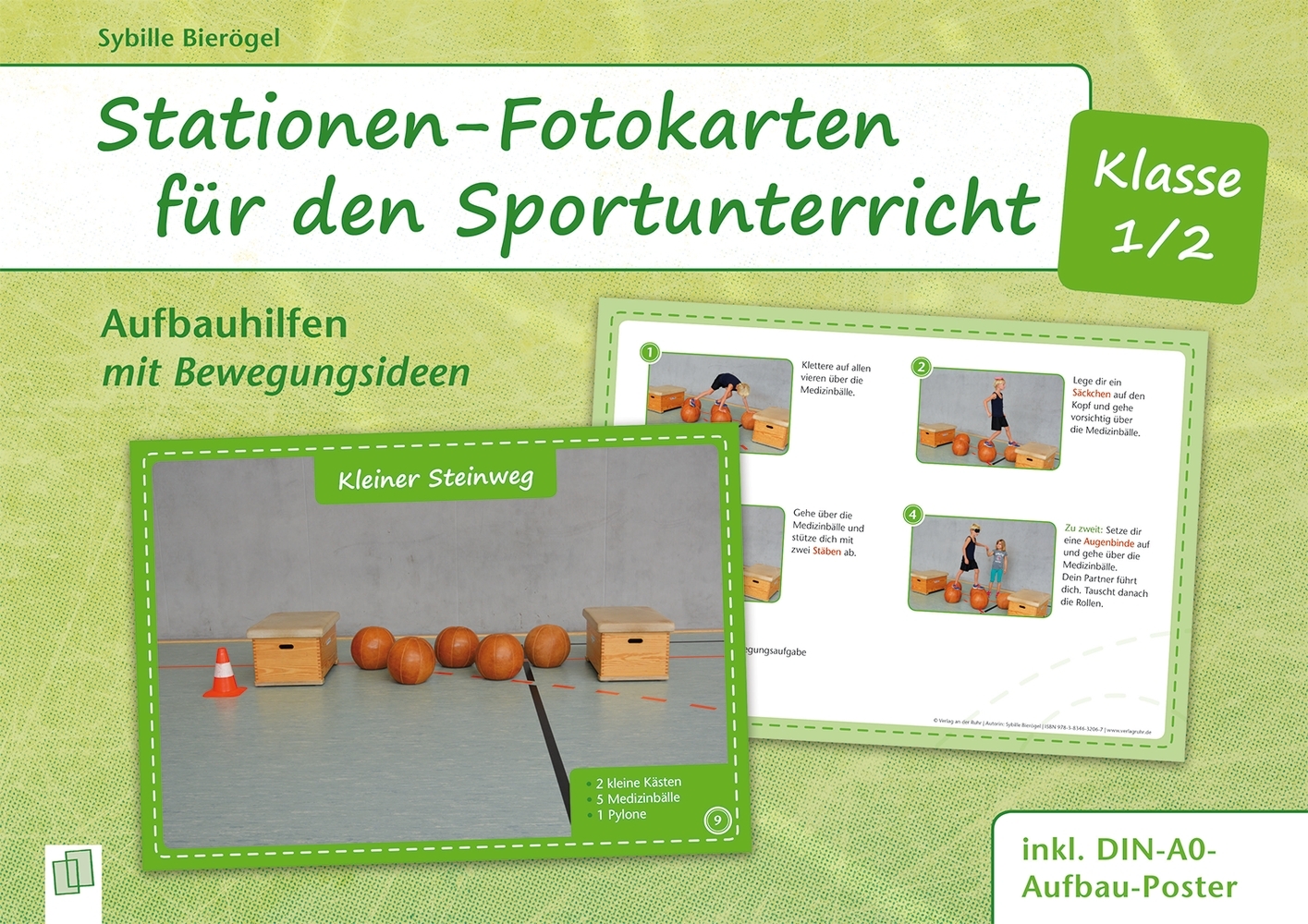 Stationen-Fotokarten für den Sportunterricht - Klasse 1/2 main product photo