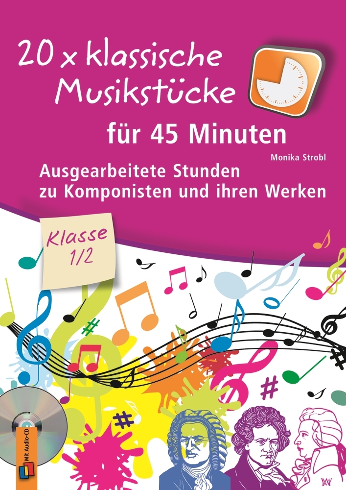 20 x klassische Musikstücke für 45 Minuten - Klasse 1/2, m. Audio-CD main product photo