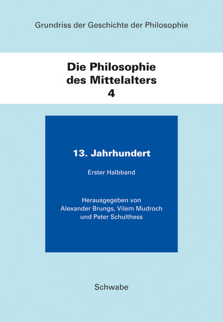 Grundriss der Geschichte der Philosophie / Die Philosophie des Mittelalters. Bd.4/1+2 main product photo
