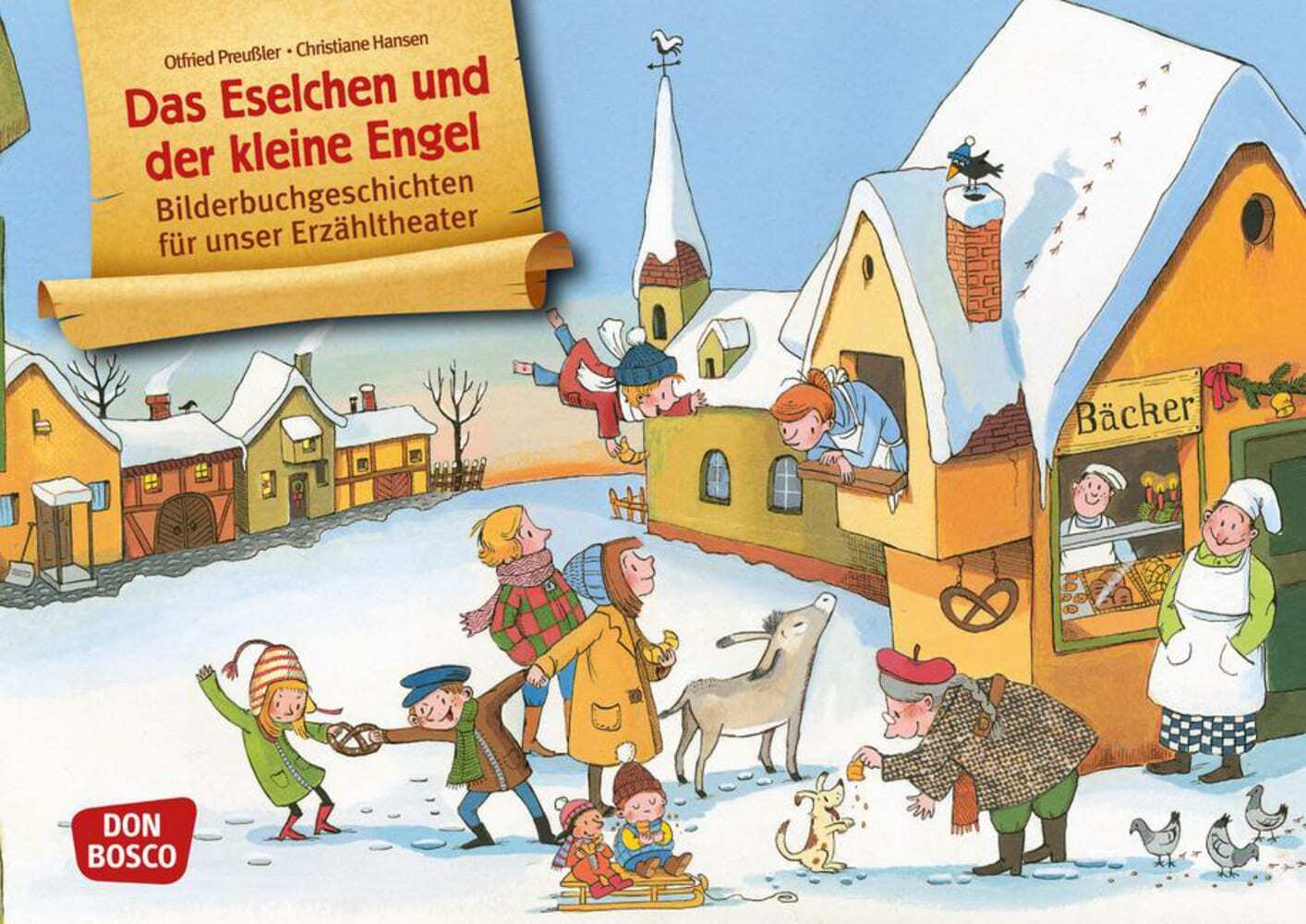 Das Eselchen und der kleine Engel, Kamishibai Bildkartenset main product photo