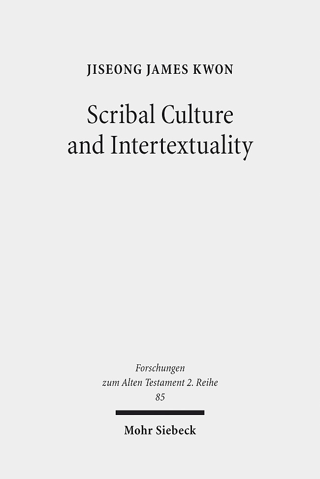 Scribal Culture and Intertextuality main product photo