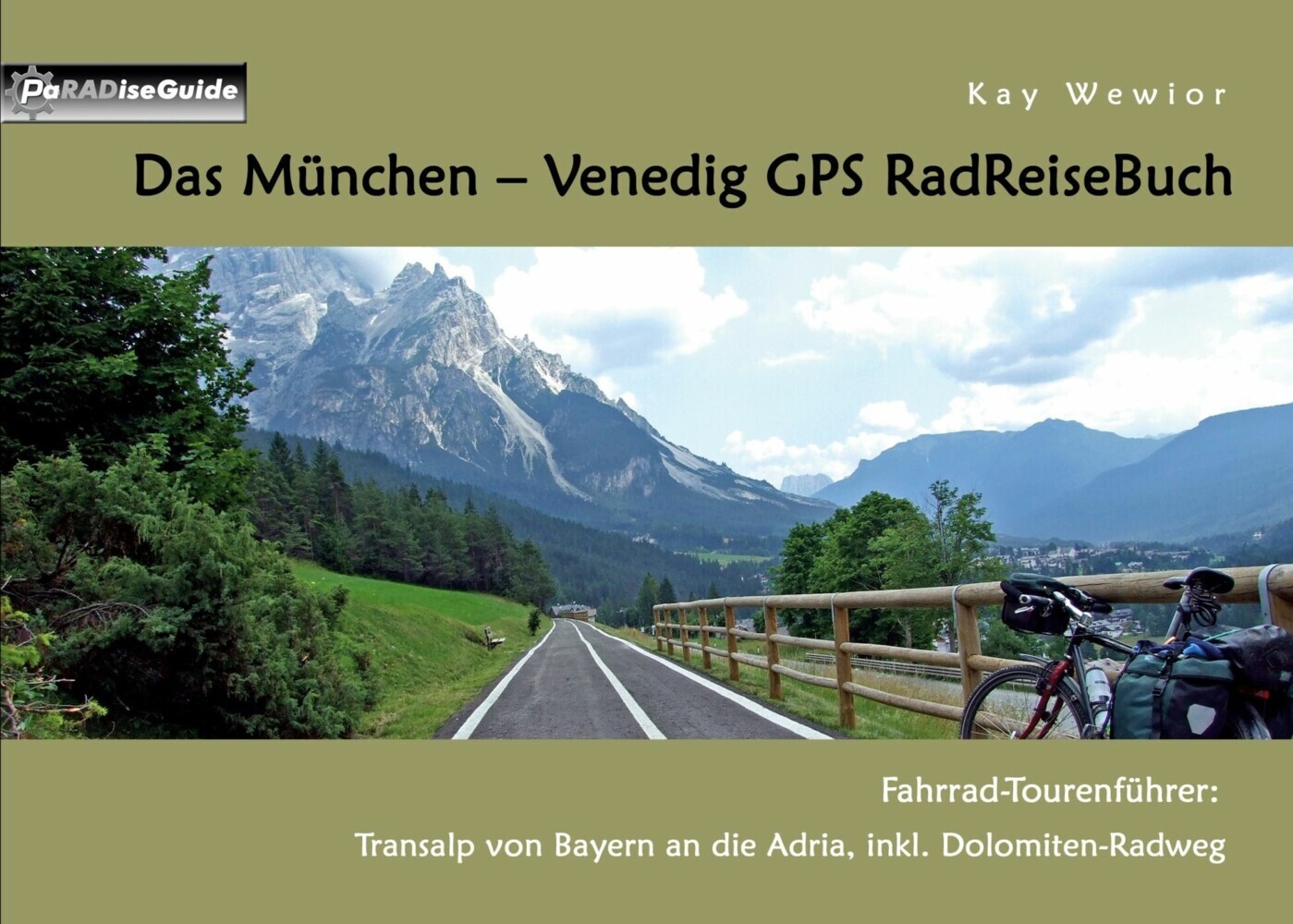 Das München - Venedig GPS RadReiseBuch main product photo