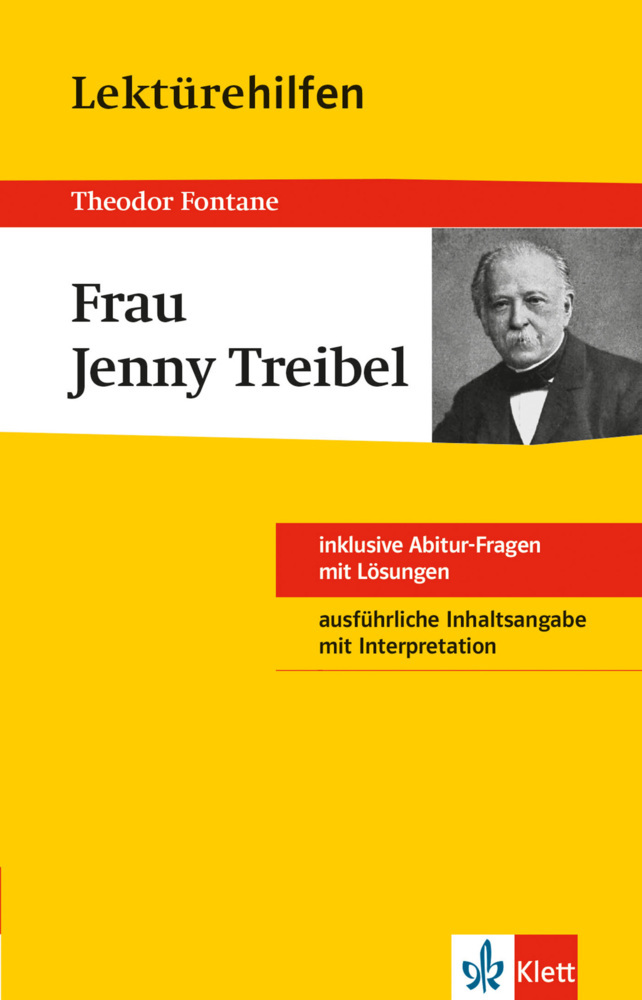 Klett Lektürehilfen Theodor Fontane, Frau Jenny Treibel main product photo