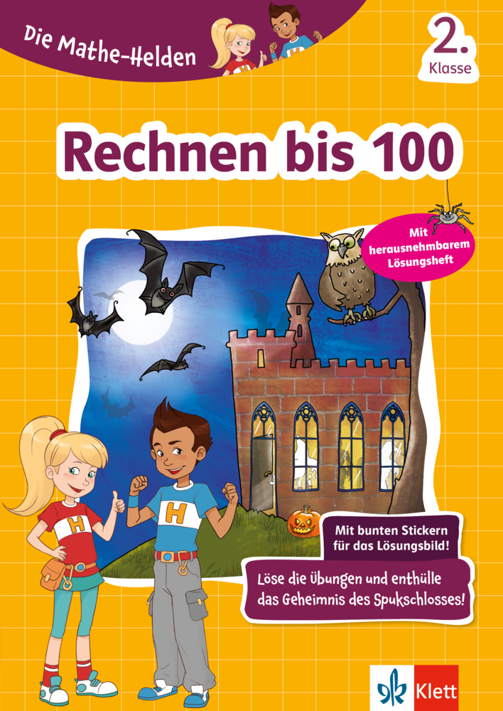 Klett Die Mathe-Helden: Rechnen bis 100 2. Klasse main product photo