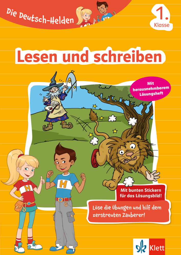 Klett Die Deutsch-Helden: Lesen und schreiben 1. Klasse main product photo