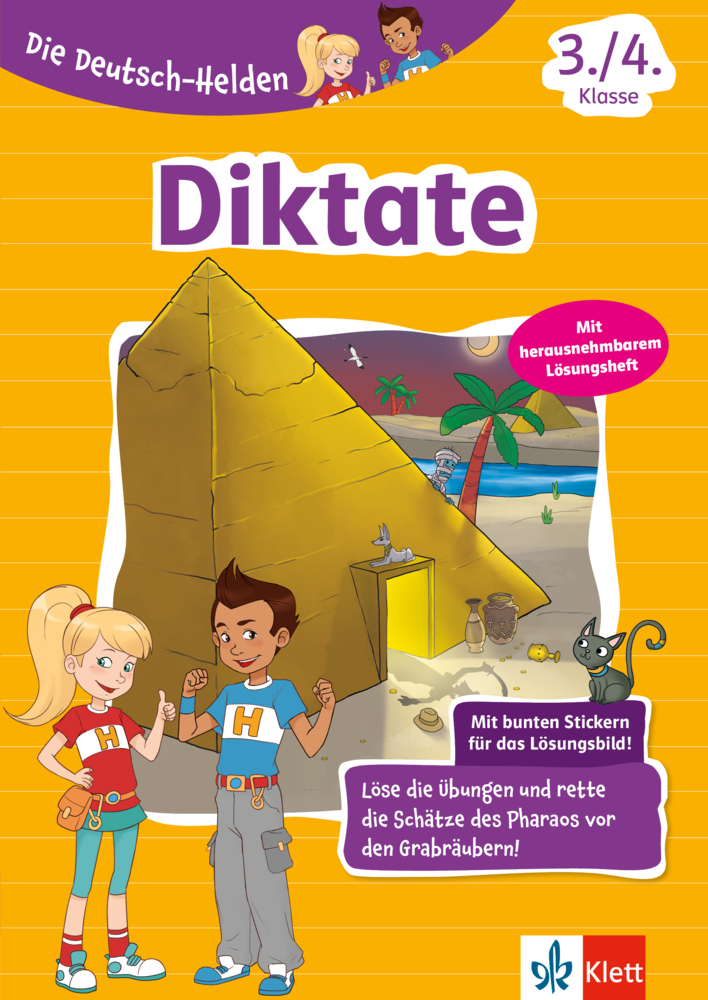 Klett Die Deutsch-Helden: Diktate 3./4. Klasse main product photo
