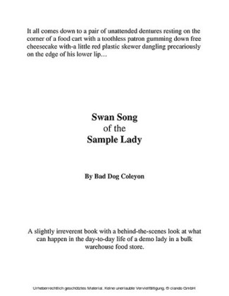 Swan Song of the Sample Lady