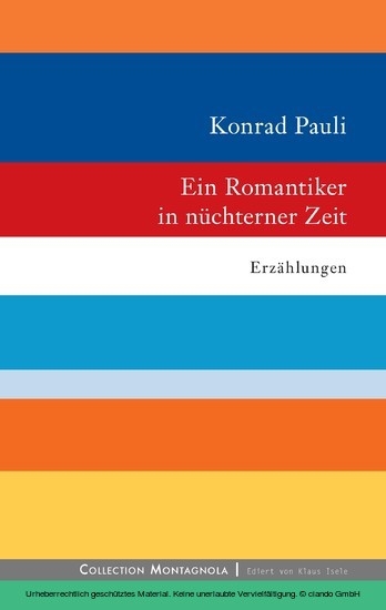 Ein Romantiker in nüchterner Zeit main product photo