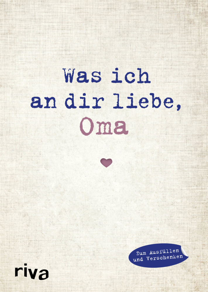 Was ich an dir liebe, Oma main product photo