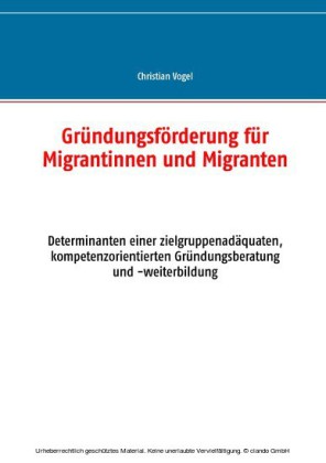 Gründungsförderung für Migrantinnen und Migranten