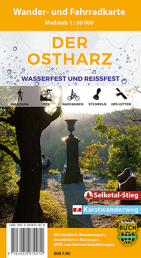 Der Ostharz, Wander- und Fahrradkarte main product photo