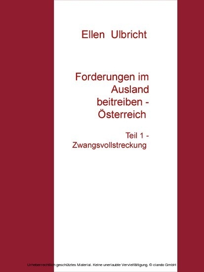 Forderungen im Ausland beitreiben - Österreich main product photo