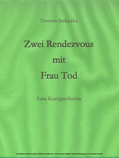 Zwei Rendezvous mit Frau Tod main product photo
