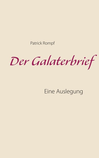 Der Galaterbrief main product photo