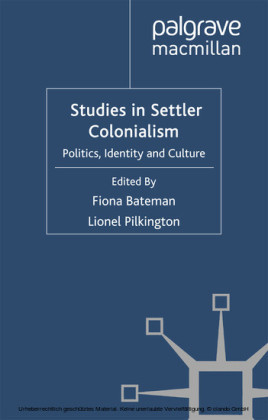 Studies in Settler Colonialism