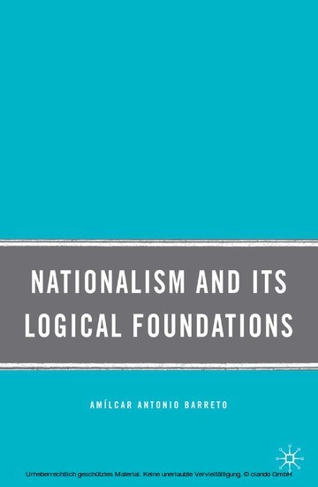 Nationalism and Its Logical Foundations main product photo