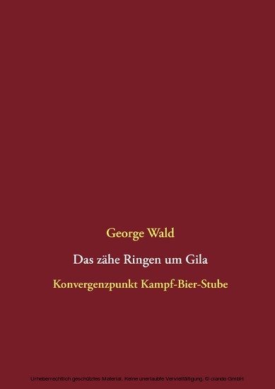 Das zähe Ringen um Gila main product photo