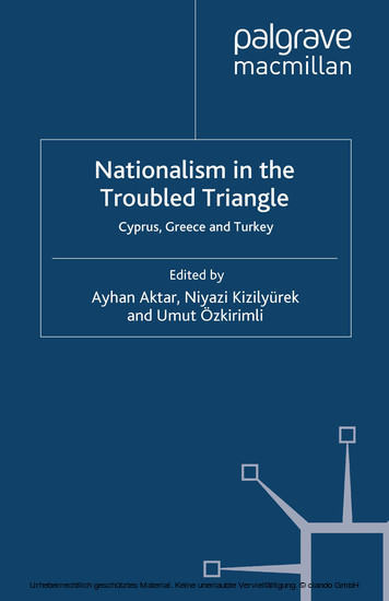 Nationalism in the Troubled Triangle main product photo