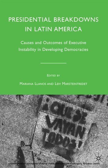 Presidential Breakdowns in Latin America main product photo
