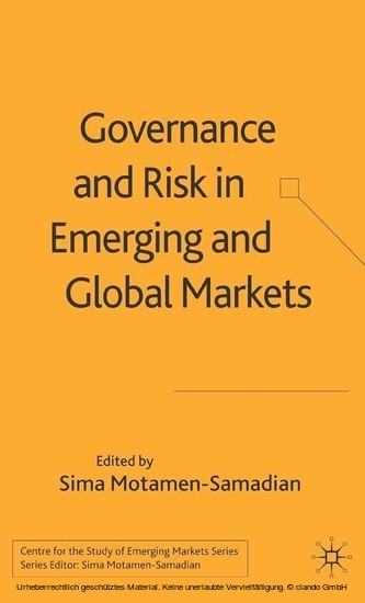 Governance and Risk in Emerging and Global Markets main product photo