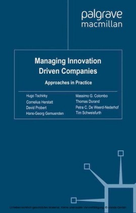 Managing Innovation Driven Companies