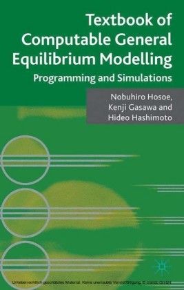Textbook of Computable General Equilibrium Modeling