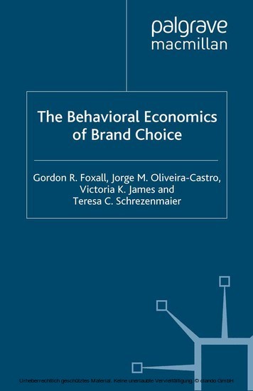The Behavioral Economics of Brand Choice main product photo