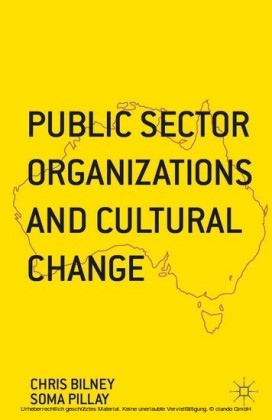 Public Sector Organizations and Cultural Change