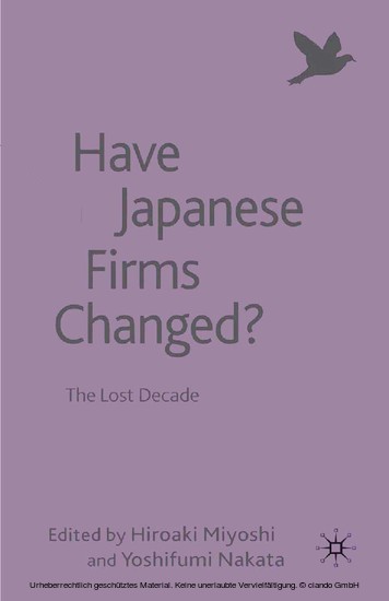 Have Japanese Firms Changed? main product photo