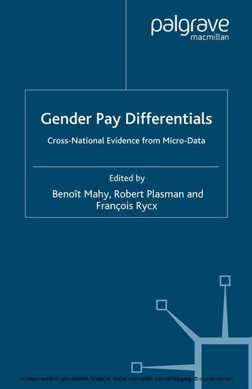 Gender Pay Differentials main product photo