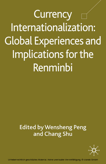 Currency Internationalization: Global Experiences and Implications for the Renminbi main product photo