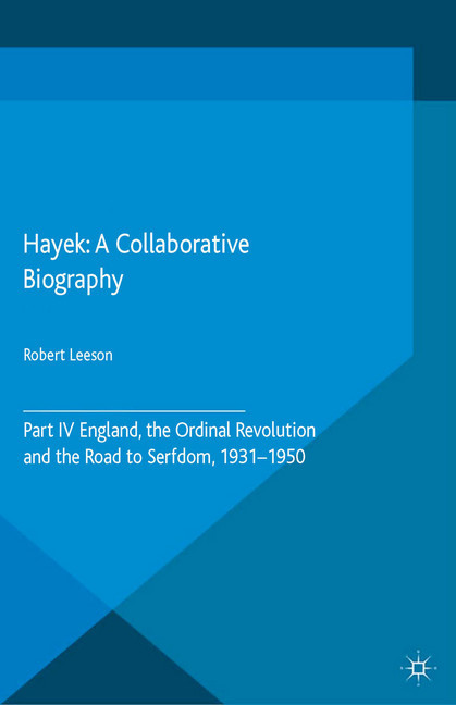 Hayek: A Collaborative Biography main product photo