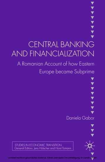 Central Banking and Financialization main product photo