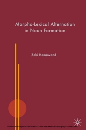Morpho-Lexical Alternation in Noun Formation