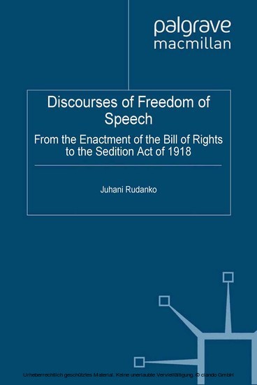 Discourses of Freedom of Speech main product photo