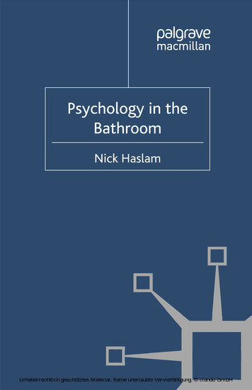Psychology in the Bathroom main product photo