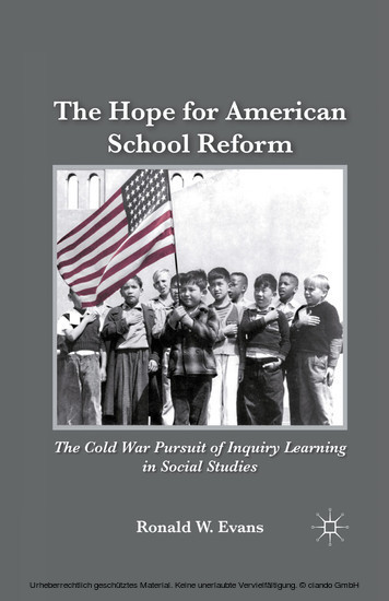 The Hope for American School Reform main product photo