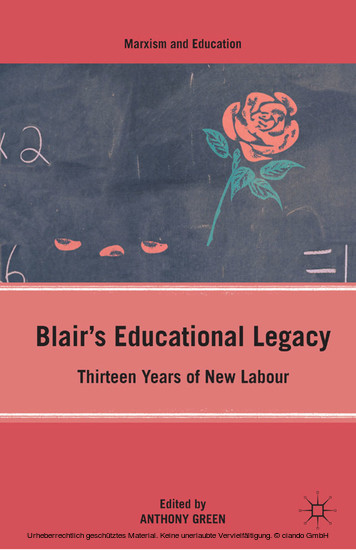 Blair's Educational Legacy main product photo