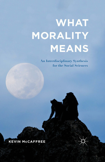 What Morality Means main product photo