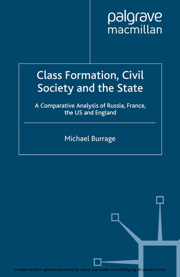 Class Formation, Civil Society and the State main product photo