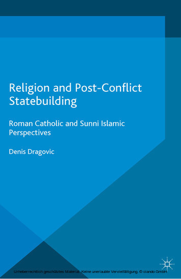 Religion and Post-Conflict Statebuilding main product photo