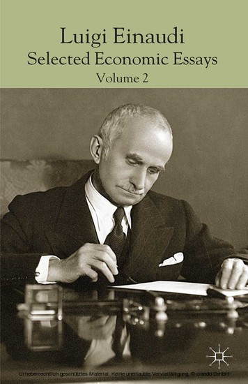 Luigi Einaudi: Selected Economic Essays main product photo