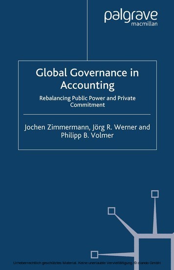 Global Governance in Accounting main product photo
