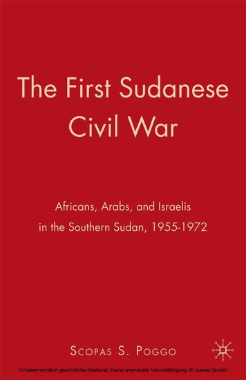 The First Sudanese Civil War main product photo