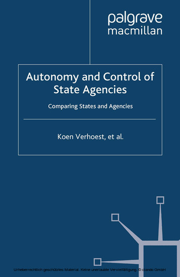 Autonomy and Control of State Agencies main product photo