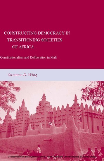 Constructing Democracy in Transitioning Societies of Africa main product photo
