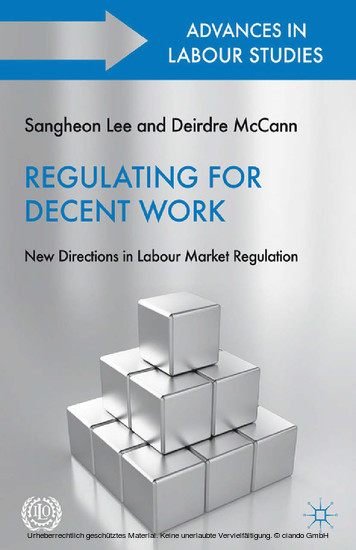 Regulating for Decent Work main product photo