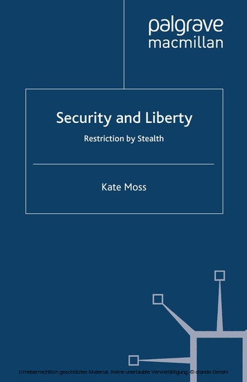 Security and Liberty main product photo
