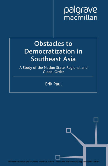 Obstacles to Democratization in Southeast Asia main product photo