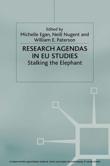 Research Agendas in EU Studies main product photo